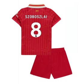 Dětský fotbalový dres Liverpool Dominik Szoboszlai #8 2024-25 Domácí Krátký Rukáv (+ trenýrky)